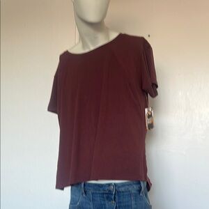 AVIA Women's Casual Brown Top SZ XL burgundy new!
